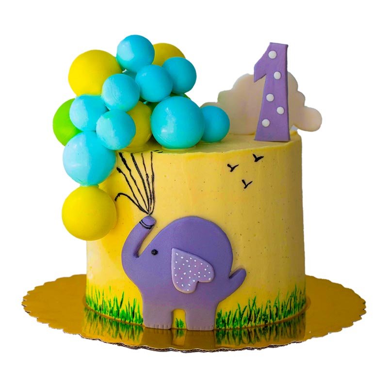Elephant Theme Cake-2 Elephant Theme Cake-2