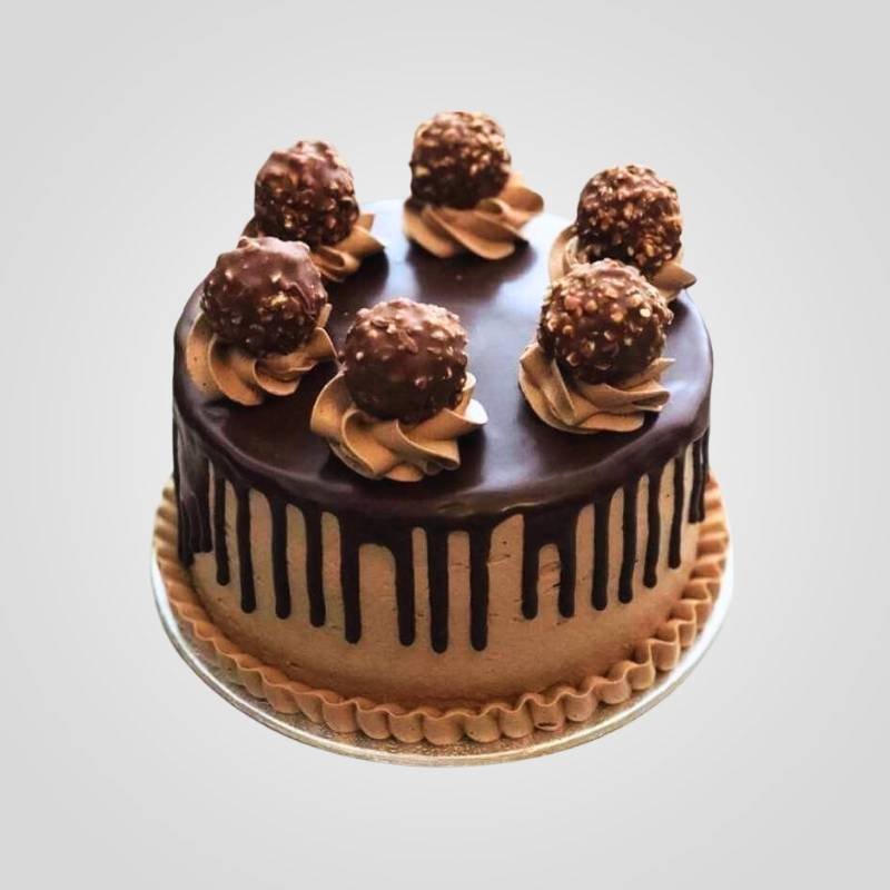 Luxurious Ferrero Rocher Cake (1) Luxurious Ferrero Rocher Cake
