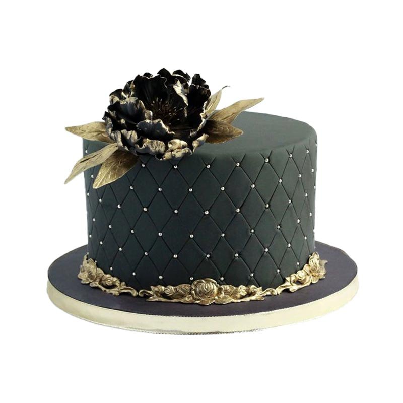 Black Elegant Cake Black Elegant Cake