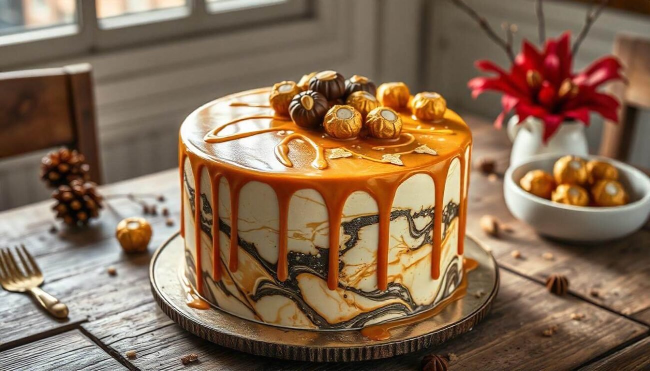 Amazing Ferrero Rocher Theme Cake