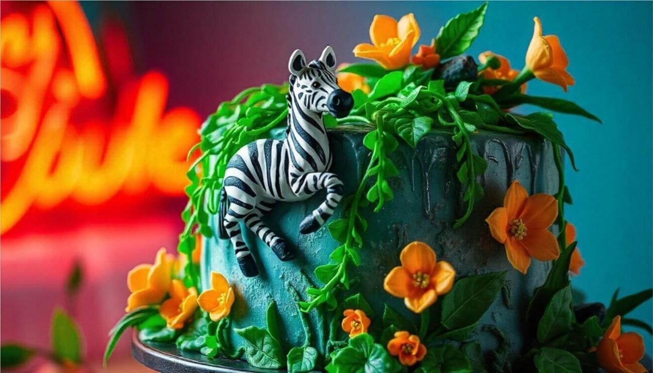Jungle Theme Cake