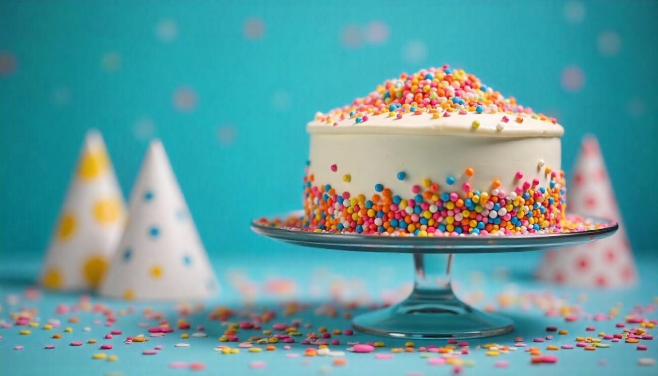 Confetti Explosion Cake