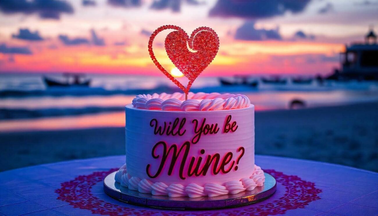 Yes to Forever / Will You Be Mine Cake