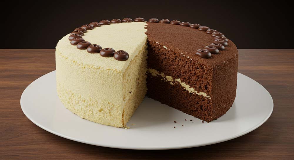 Choco-Vanilla-Cake