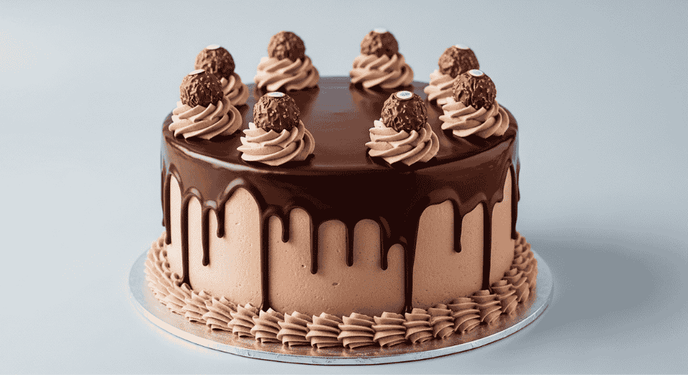 Luxurious Ferrero Rocher Cake