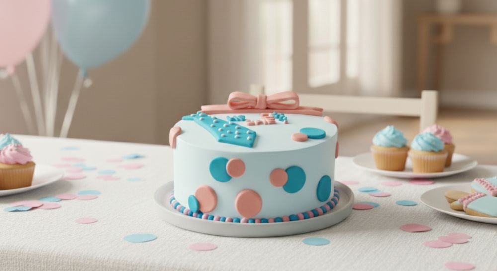 Delightful Baby Shower Cake 2
