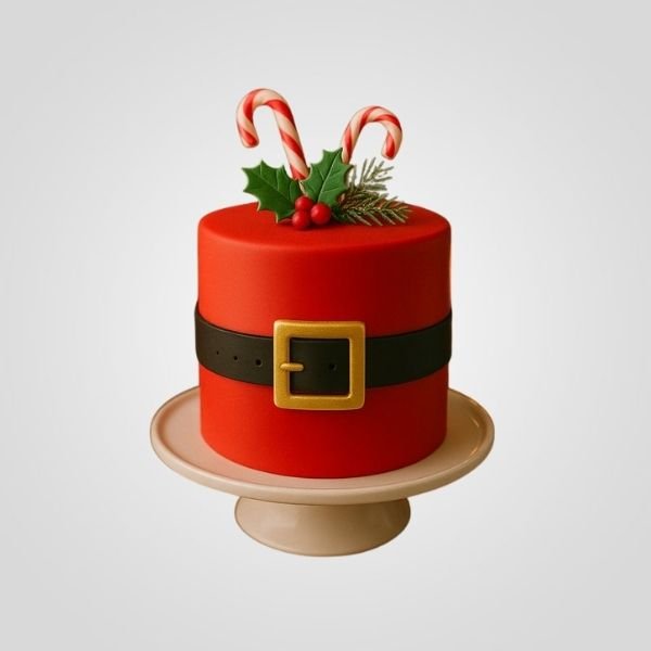 Santa belt cake Santa belt cake