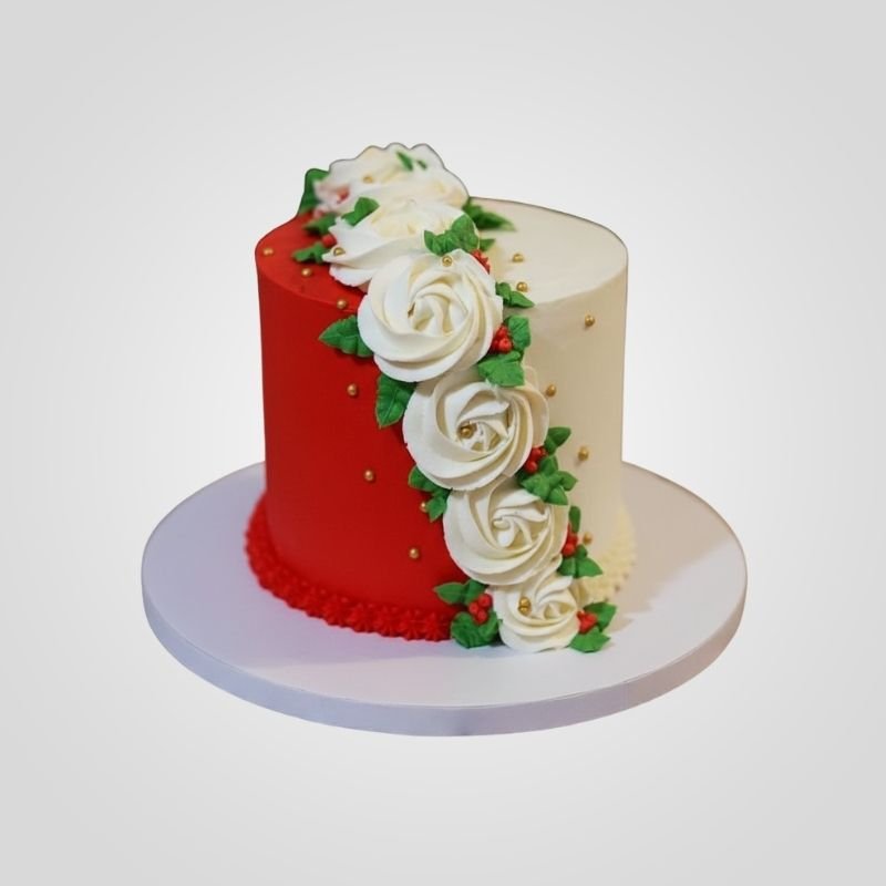 modern Christmas cake modern Christmas cake